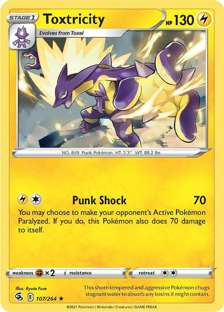 Toxtricity (107/264) [Sword & Shield: Fusion Strike] (Online Only)