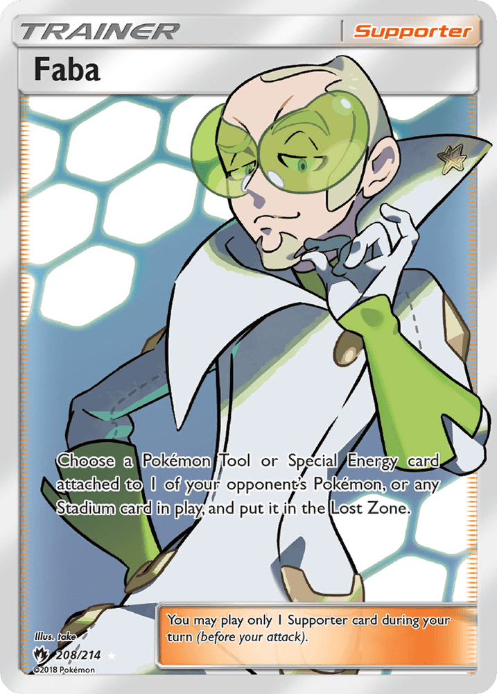 Faba (208/214) [Sun & Moon: Lost Thunder] (Online Only)