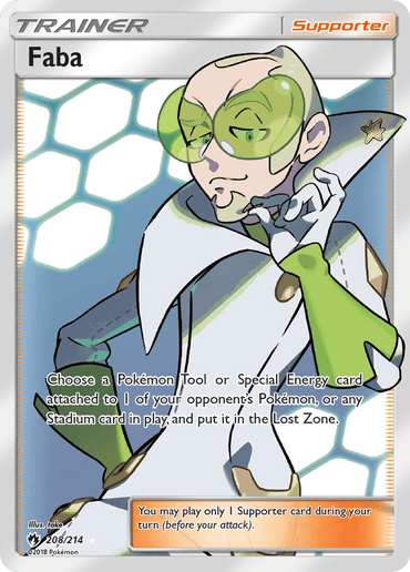 Faba (208/214) [Sun & Moon: Lost Thunder] (Online Only)
