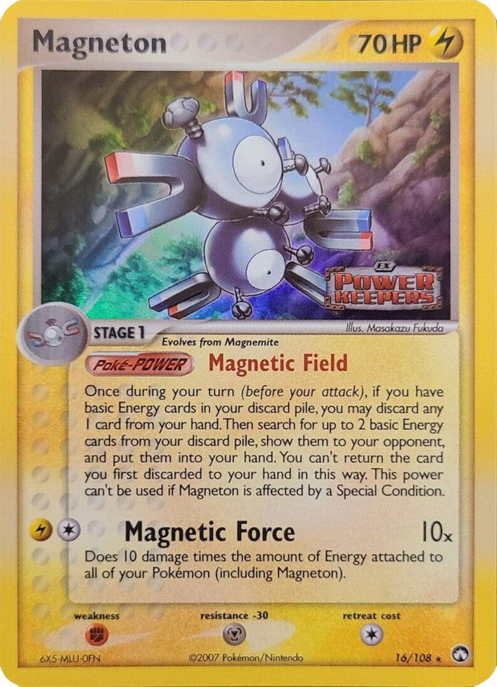 Magneton (16/108) (Stamped) [EX: Power Keepers] (Online Only)