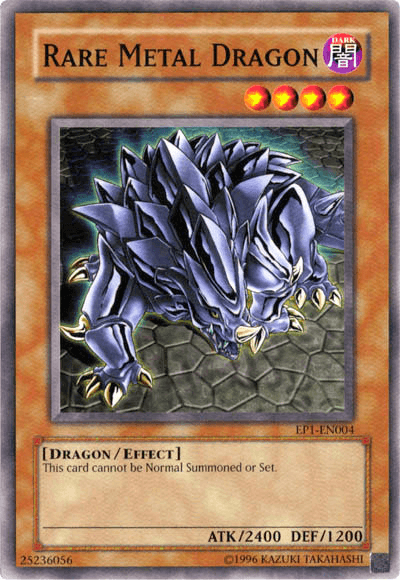 Rare Metal Dragon [EP1-EN004] Common (ONLINE ORDER ONLY)