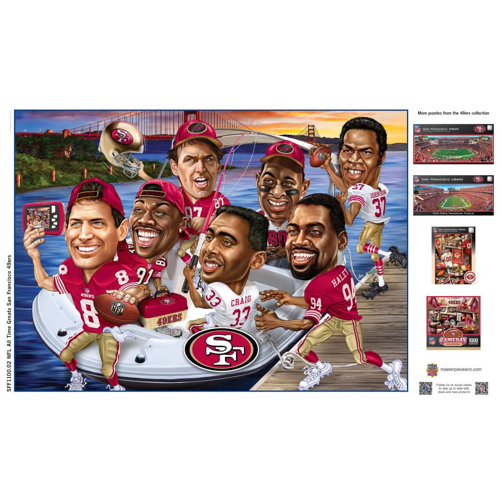 San Francisco 49ers - All-Time Greats 500 Piece Jigsaw Puzzle