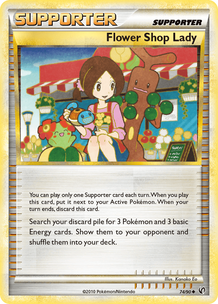 Flower Shop Lady (74/90) [HeartGold & SoulSilver: Undaunted] (Online Only)