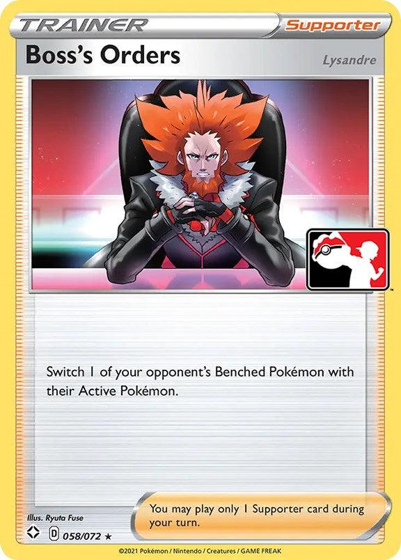 Boss's Orders (058/072) [Prize Pack Series One] (Online Only)