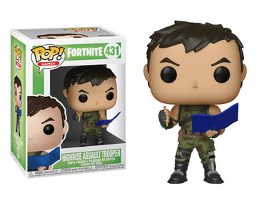 Funko POP 431: Fortnite S1-Highrise Assault Trooper Figure (ONLINE ORDER ONLY)