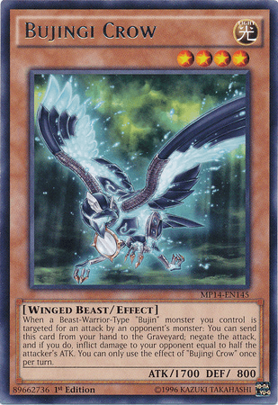 Bujingi Crow [MP14-EN145] Rare (ONLINE ORDER ONLY)