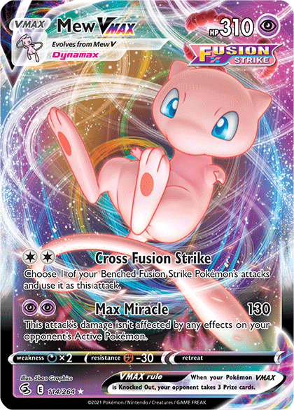 Mew VMAX (114/264) [Sword & Shield: Fusion Strike] (Online Only)