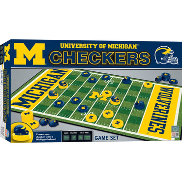 Michigan Wolverines Checkers Board Game (ONLINE ORDER ONLY)