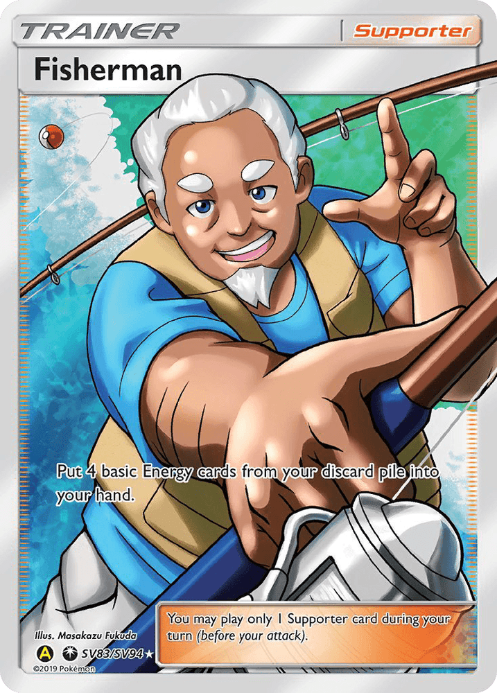 Fisherman (SV83/SV94) [Sun & Moon: Hidden Fates - Shiny Vault] (Online Only)