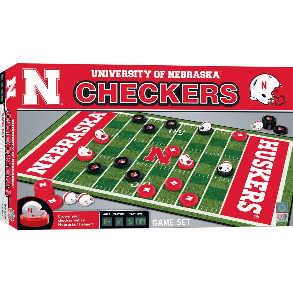 Nebraska Cornhuskers Checkers Board Game (ONLINE ORDER ONLY)