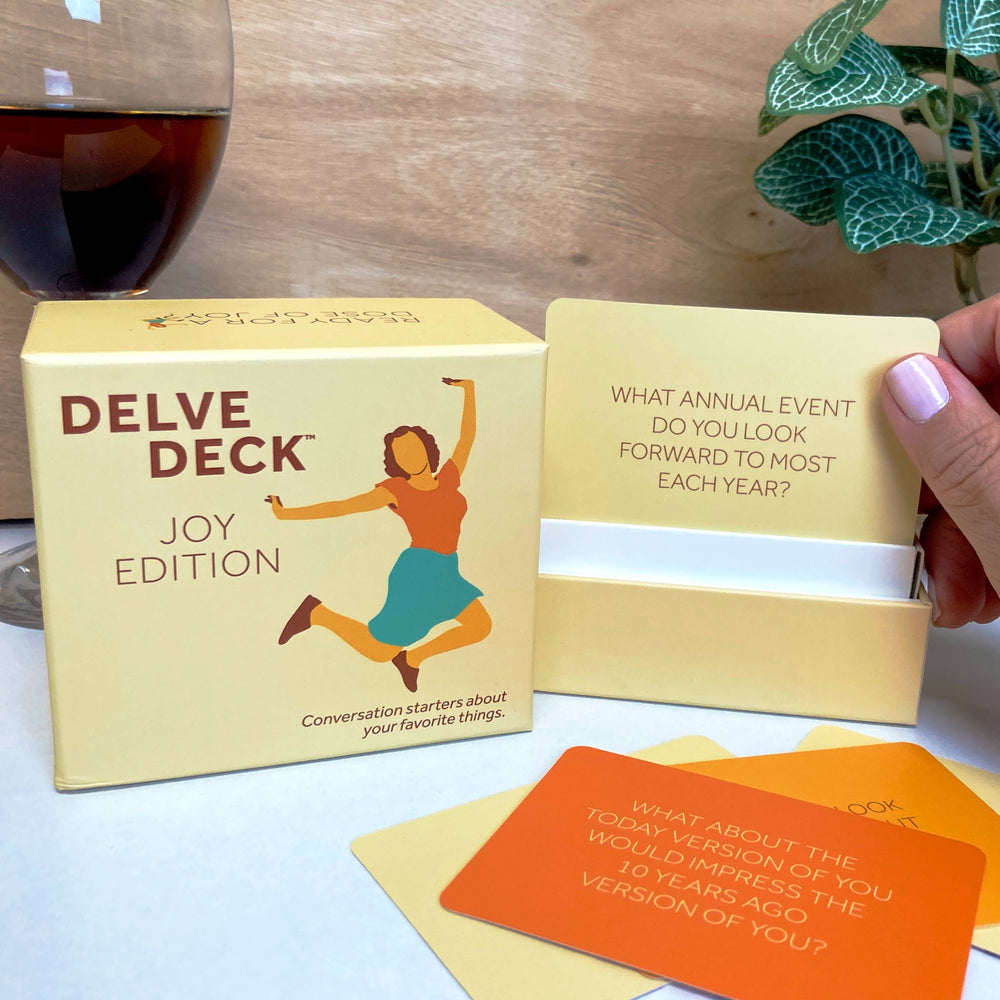 Delve Deck Conversation Cards - Joy Edition (ONLINE ORDER ONLY)