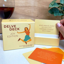 Delve Deck Conversation Cards - Joy Edition (ONLINE ORDER ONLY)