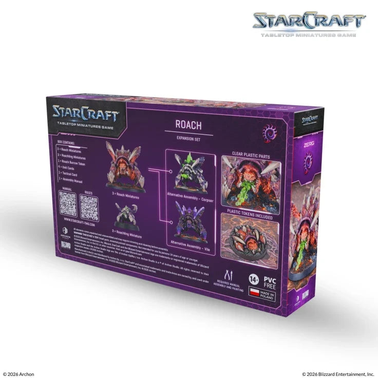 StarCraft The Miniatures Game: Zerg: Roach Expansion Set (ONLINE ORDER ONLY)