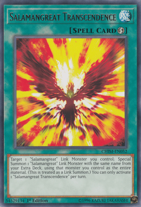 Salamangreat Transcendence [CHIM-EN052] Rare (ONLINE ORDER ONLY)