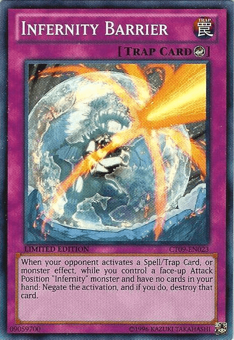 Infernity Barrier [CT09-EN023] Super Rare (ONLINE ORDER ONLY)