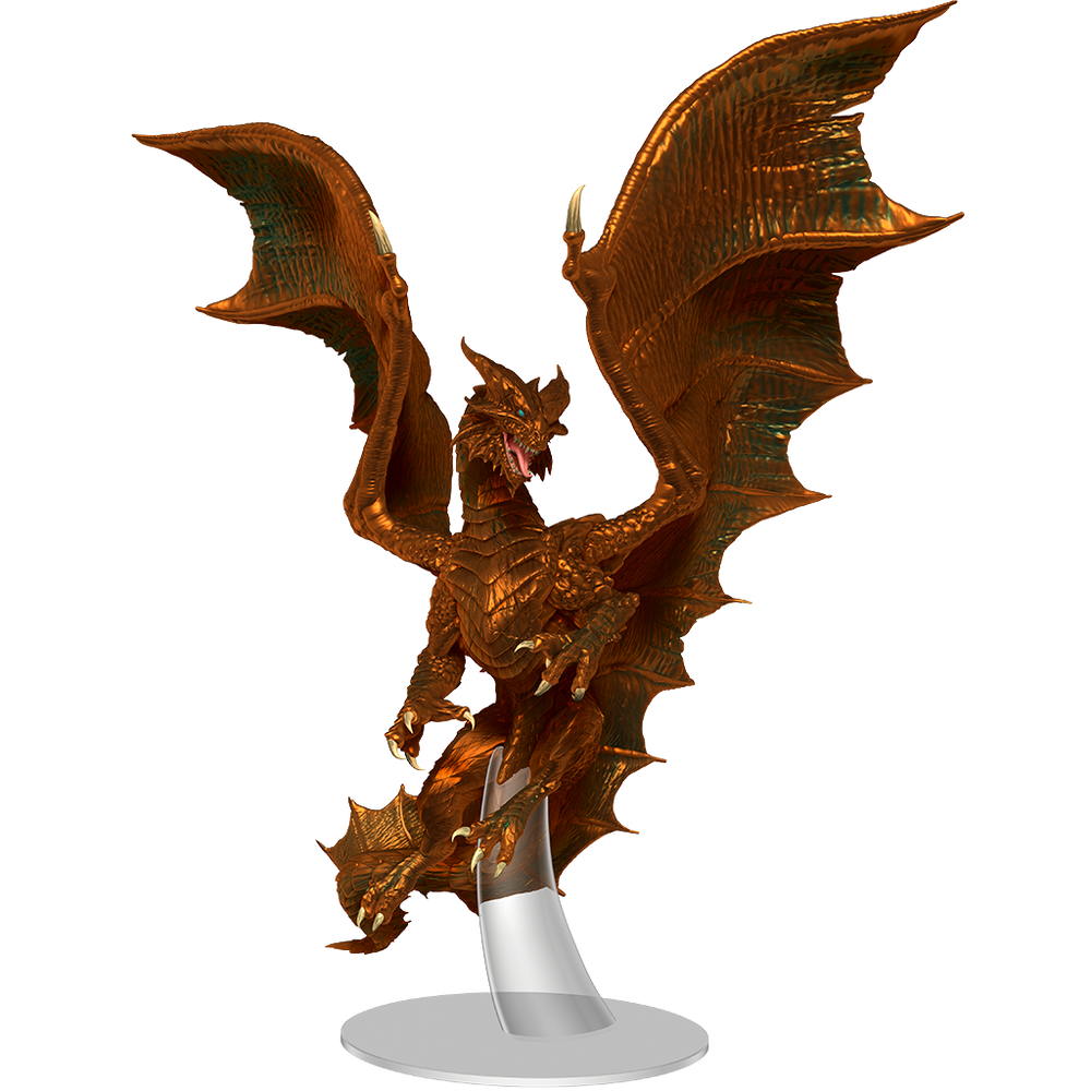 D&D: Nolzur's Marvelous Miniatures - Adult Copper Dragon (ONLINE ORDER ONLY)
