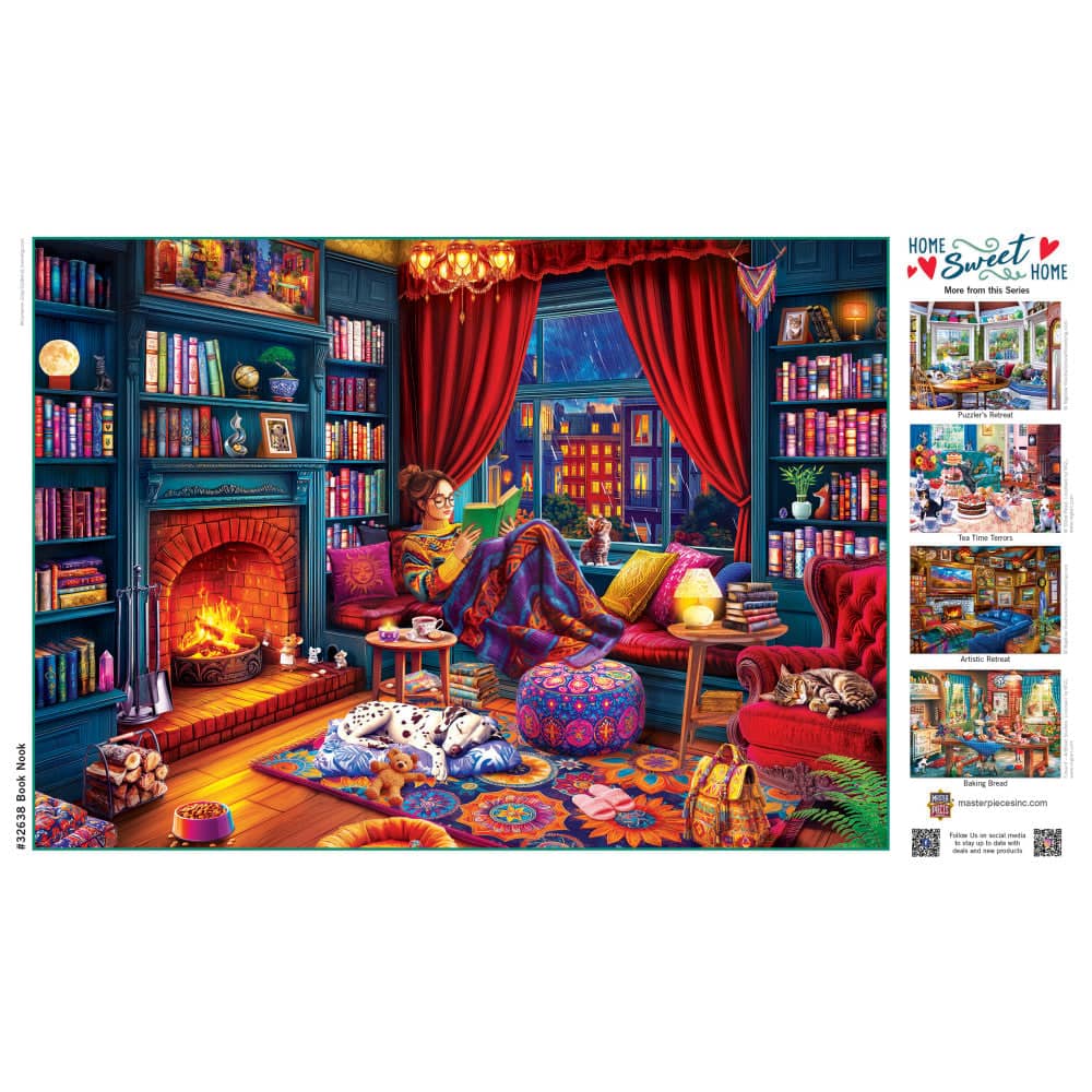 Home Sweet Home - Book Nook 500 Piece Jigsaw Puzzle (ONLINE ORDER ONLY)