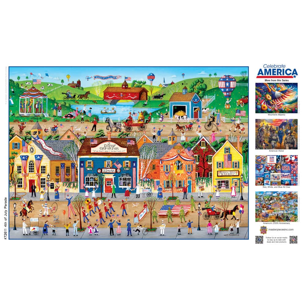 Celebrate America - 4th of July Parade 1000 Piece Jigsaw Puzzle (ONLINE ORDER ONLY)