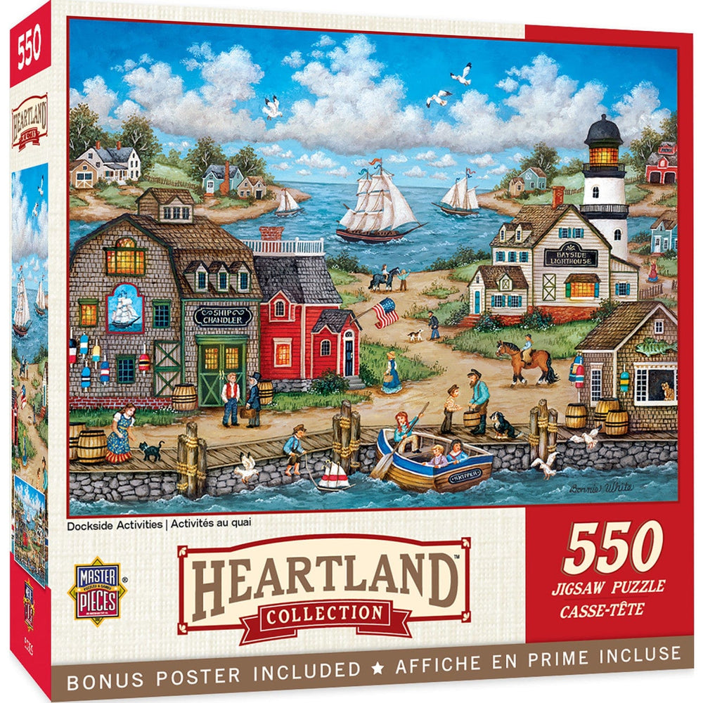 Heartland - Dockside Activities 550 Piece Jigsaw Puzzle (ONLINE ORDER ONLY)