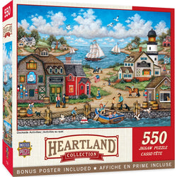 Heartland - Dockside Activities 550 Piece Jigsaw Puzzle (ONLINE ORDER ONLY)