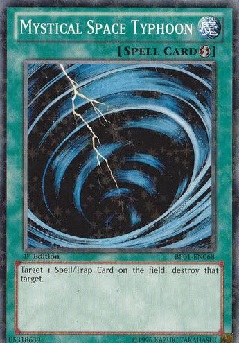 Mystical Space Typhoon [BP01-EN068] Starfoil Rare (ONLINE ORDER ONLY)