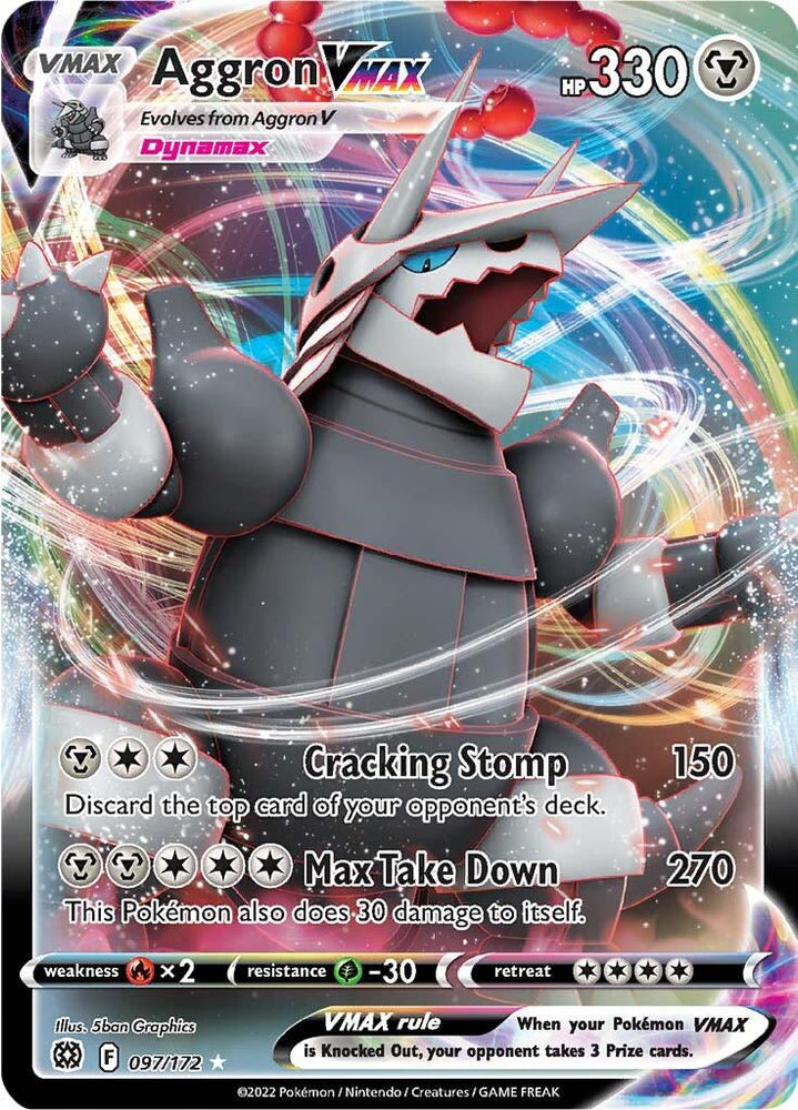 Aggron VMAX (097/172) [Sword & Shield: Brilliant Stars] (Online Only)