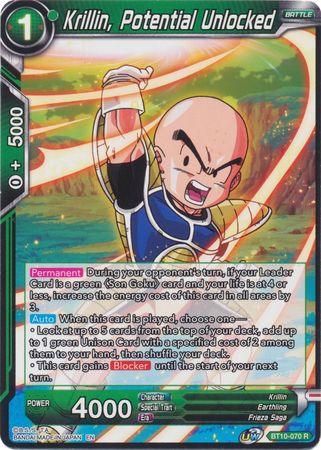 Krillin, Potential Unlocked (BT10-070) [Rise of the Unison Warrior 2nd Edition] (ONLINE ORDER ONLY)