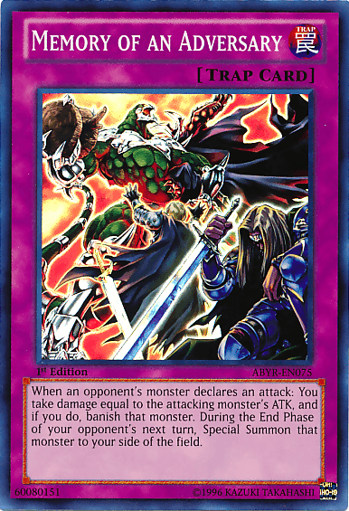 Memory of an Adversary [ABYR-EN075] Super Rare (ONLINE ORDER ONLY)