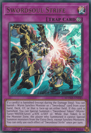 Swordsoul Strife [MAMA-EN045] Ultra Rare (ONLINE ORDER ONLY)