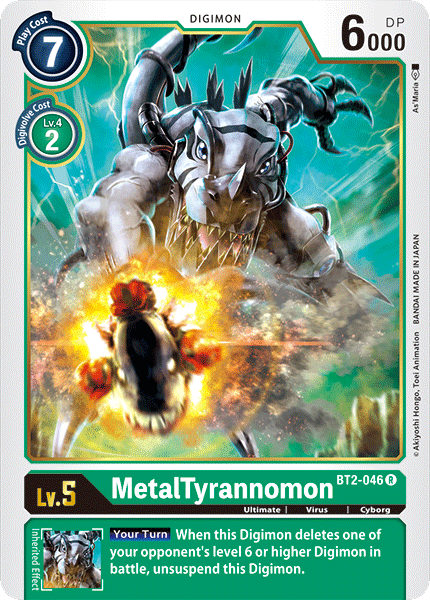 MetalTyrannomon [BT2-046] [Release Special Booster Ver.1.0] (ONLINE ORDER ONLY)
