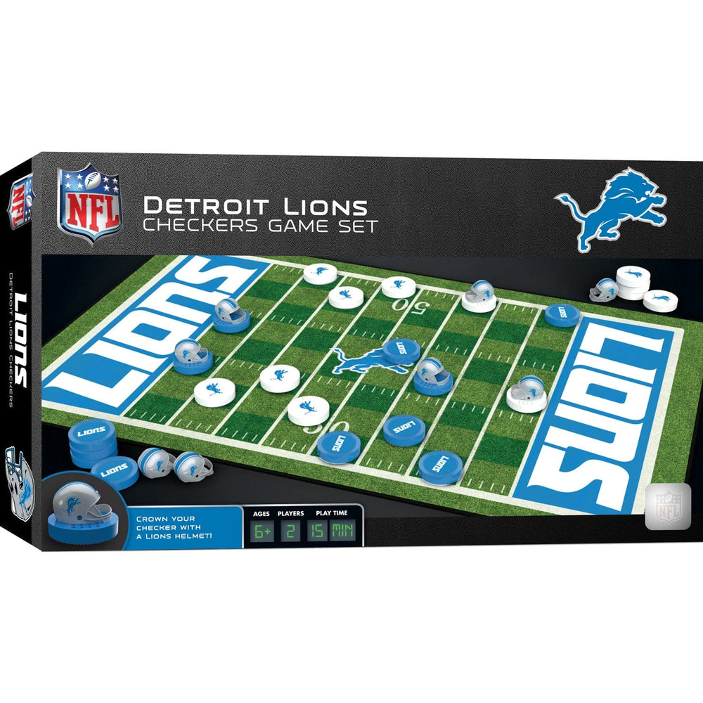 Detroit Lions Checkers Board Game (ONLINE ORDER ONLY)