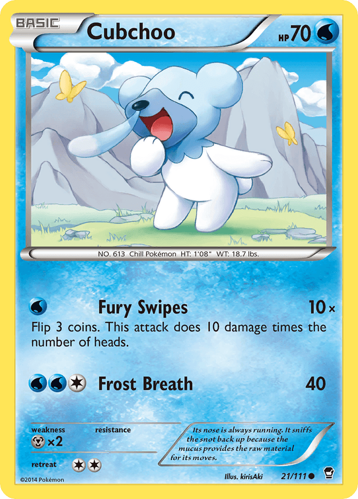 Cubchoo (21/111) [XY: Furious Fists] (Online Only)
