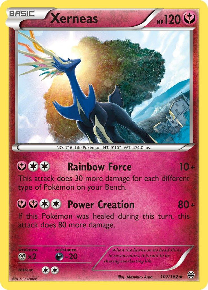 Xerneas (107/162) (Cosmos Holo) (Blister Exclusive) [XY: BREAKthrough] (Online Only)