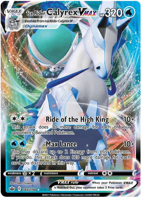 Ice Rider Calyrex VMAX (046/198) [Sword & Shield: Chilling Reign] (Online Only)