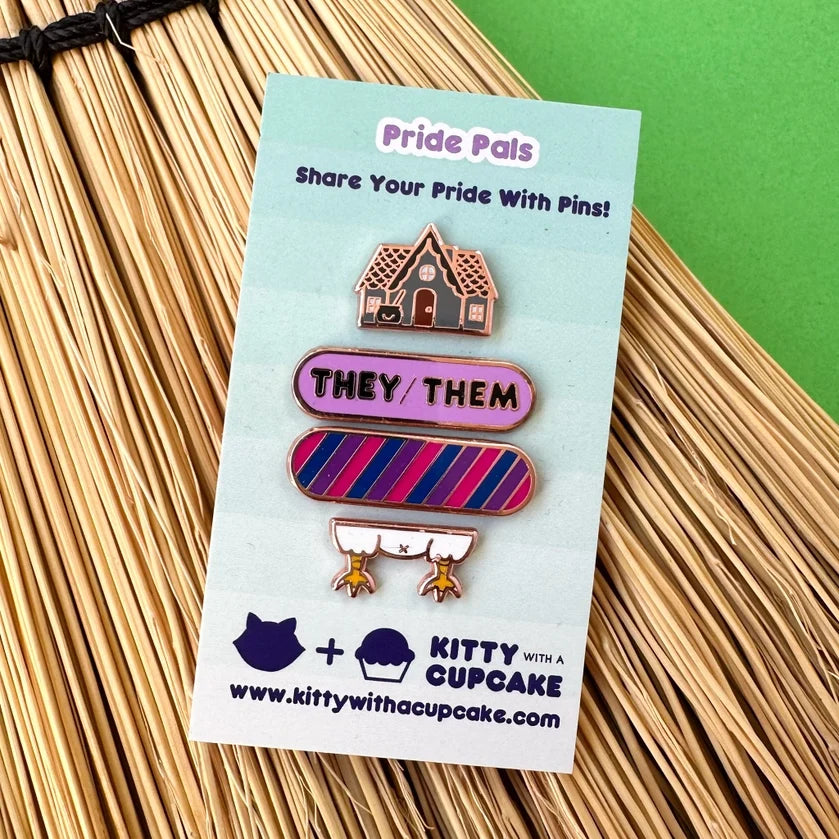 Pride Pals Enamel Pin Set -Axolotl (ONLINE ORDER ONLY)