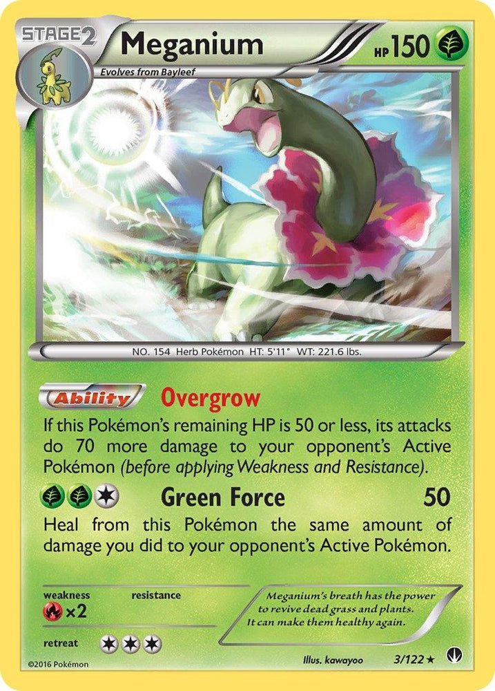 Meganium (3/122) (Cosmos Holo) (Blister Exclusive) [XY: BREAKpoint] (Online Only)