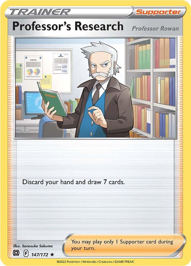 Professor's Research (147/172) (Theme Deck Exclusive) [Sword & Shield: Brilliant Stars] (Online Only)