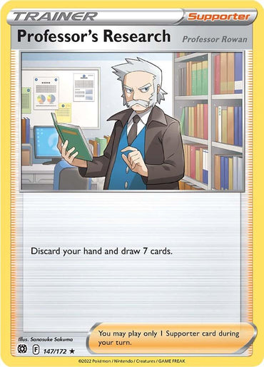 Professor's Research (147/172) (Theme Deck Exclusive) [Sword & Shield: Brilliant Stars] (Online Only)