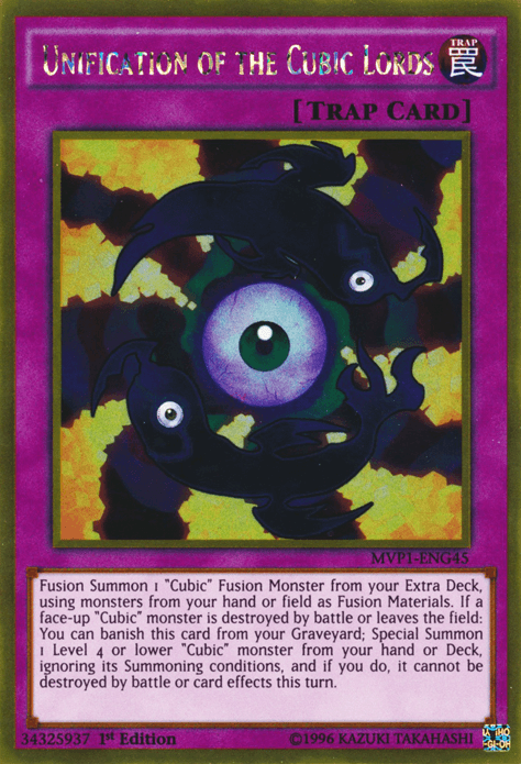 Unification of the Cubic Lords [MVP1-ENG45] Gold Rare (ONLINE ORDER ONLY)