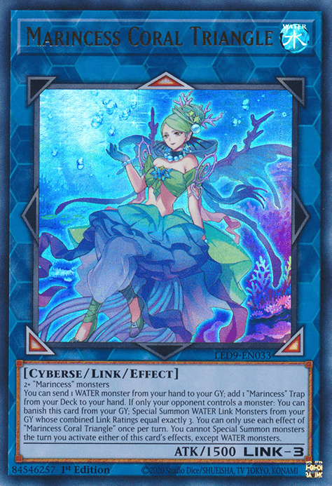 Marincess Coral Triangle [LED9-EN033] Ultra Rare (ONLINE ORDER ONLY)