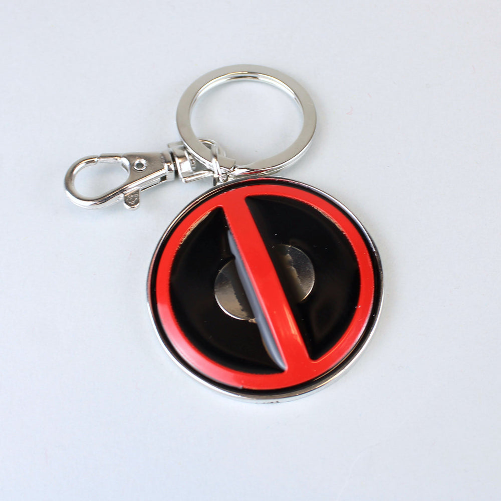 Deadpool Symbol (Marvel) Pewter Keychain (Online Order Only)