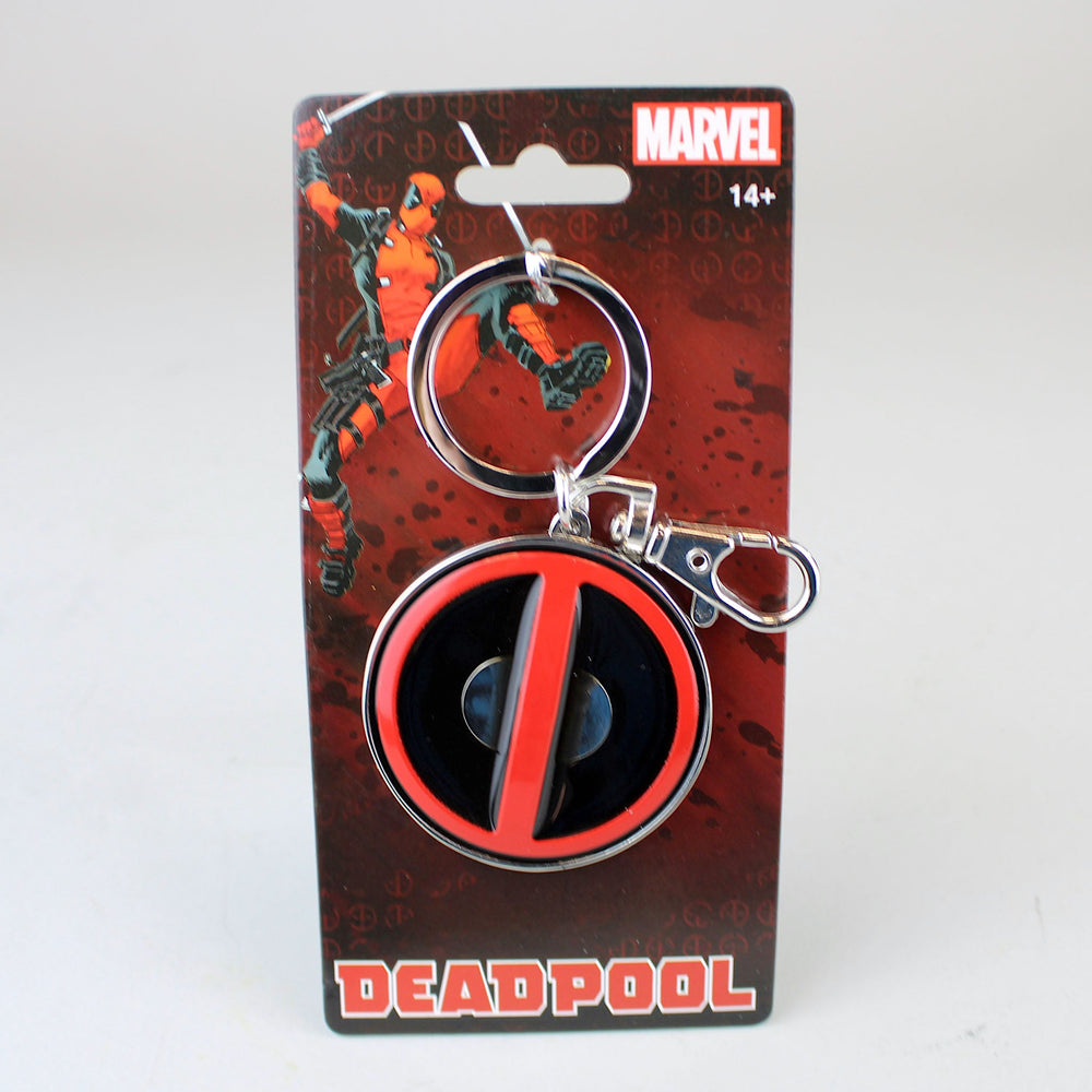 Deadpool Symbol (Marvel) Pewter Keychain (Online Order Only)