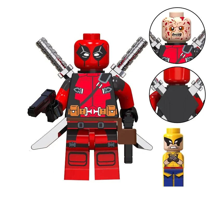 Red Masked Mercenary Custom Minifig (Online Only)