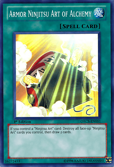 Armor Ninjitsu Art of Alchemy [ORCS-EN051] Super Rare (ONLINE ORDER ONLY)