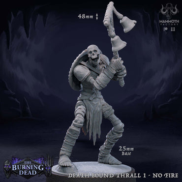 Death Bound Thrall: Sculpt 1 (Skeleton Musician, Regular or On Fire) (Online Only)