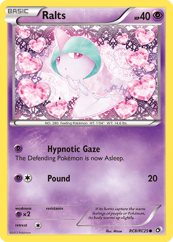Ralts (RC8/RC25) [Black & White: Legendary Treasures] (Online Only)