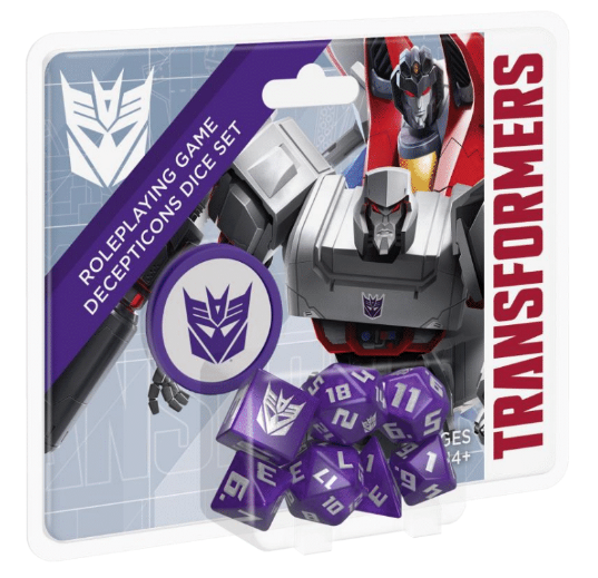 Transformers Decepticons Dice Set (Online Only)