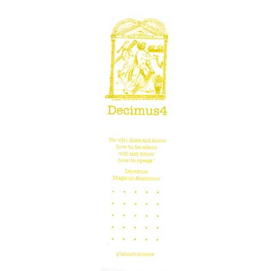 DECIMUS - Decimus 4 [Vinyl]