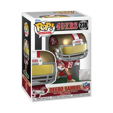 NFL 49ers Deebo Samuel Funko Pop! Vinyl Figure #238 with Funko Protector (Online Order Only)