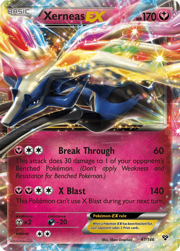 Xerneas EX (97/146) [XY: Base Set] (Online Only)